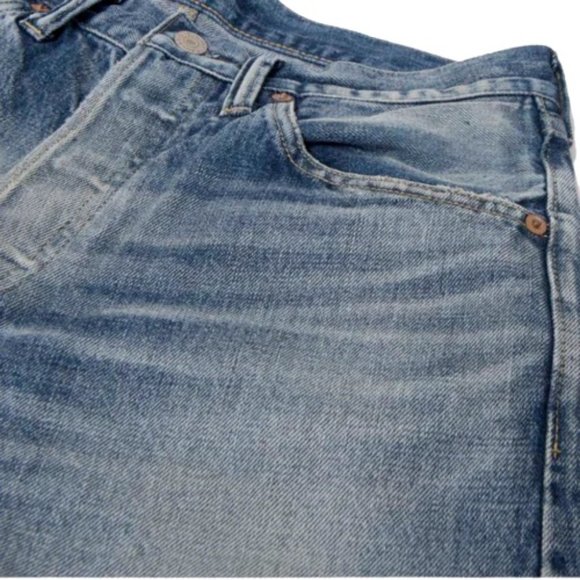 Studio D'Artisan Ivy Used Wash Blue Denim Jeans - Picture 3 of 6